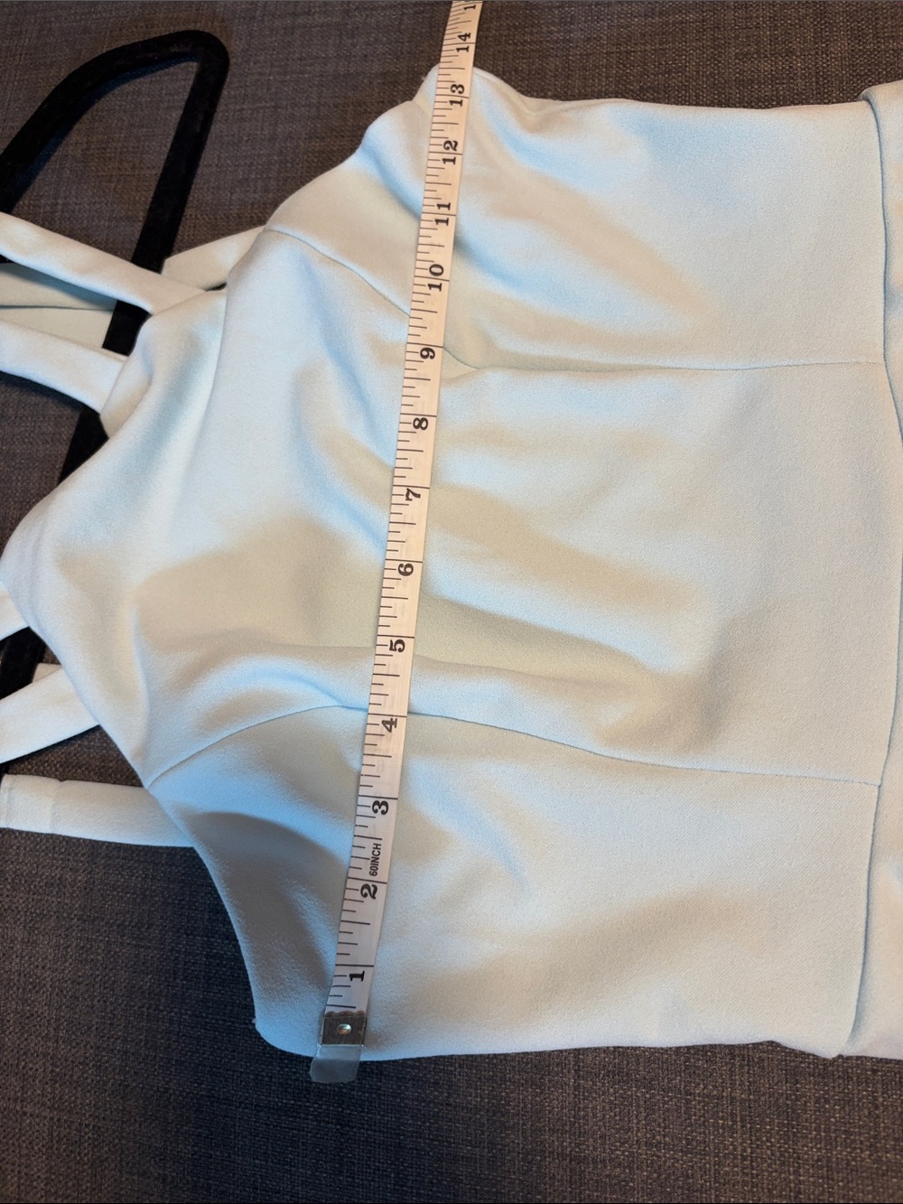 Light Blue Strappy Mini Dress - Picture 3 of 7